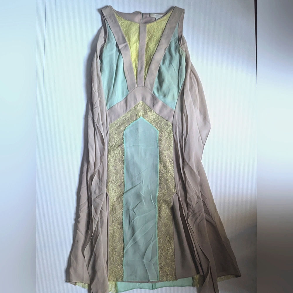 Color Block Open-back dress, Med